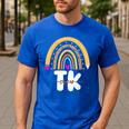 Team TK Transitional Kindergaten TK Crew Squad Teacher Kids Men's Casual T-Shirt Royal Blue Team TK Transitional Kindergaten TK Crew Squad Teacher Kids Men's Casual T-Shirt Royal Blue