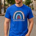 Technology Teacher Rainbow Appreciation Day Back To School For Men Women Men's Casual T-Shirt Royal Blue