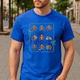 Thankful For Books Turkey Reading Book Lovers Fall Teacher Men's Casual T-Shirt Royal Blue Thankful For Books Turkey Reading Book Lovers Fall Teacher Men's Casual T-Shirt Royal Blue