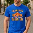 Thankful Teacher's Aide Thanksgiving Autumn Fall Women Men Men's Casual T-Shirt Royal Blue Thankful Teacher's Aide Thanksgiving Autumn Fall Women Men Men's Casual T-Shirt Royal Blue