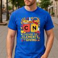 Thanksgiving 67 Meme Science Teacher Periodic Table Women Men's Casual T-Shirt Royal Blue