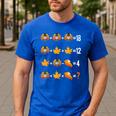 Thanksgiving Order Of Operations Quiz Math Teacher Life Men's Casual T-Shirt Royal Blue Thanksgiving Order Of Operations Quiz Math Teacher Life Men's Casual T-Shirt Royal Blue