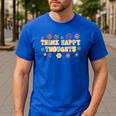 Think Happy Thoughts Teens Spring Positive Message Teachers For Men Women Girls Kids Men's Casual T-Shirt Royal Blue Think Happy Thoughts Teens Spring Positive Message Teachers For Men Women Girls Kids Men's Casual T-Shirt Royal Blue