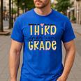 Third Grade Dream Team Back To School 3rd Grade Teacher Men's Casual T-Shirt Royal Blue Third Grade Dream Team Back To School 3rd Grade Teacher Men's Casual T-Shirt Royal Blue