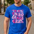 In My Third Grade Era Teachers Women Back To School Girls Men's Casual T-Shirt Royal Blue In My Third Grade Era Teachers Women Back To School Girls Men's Casual T-Shirt Royal Blue