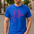 Tired Dance Teachers Club Dance Lover Men's Casual T-Shirt Royal Blue