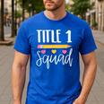 Title 1 Reading Teacher Shirt Men's Casual T-Shirt Royal Blue Title 1 Reading Teacher Shirt Men's Casual T-Shirt Royal Blue