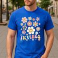 TK Vibes Back To School TK Girl Kid TK Team TK Teacher Women Men's Casual T-Shirt Royal Blue TK Vibes Back To School TK Girl Kid TK Team TK Teacher Women Men's Casual T-Shirt Royal Blue