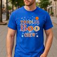 Toddler Boo Crew Halloween Daycare Teacher Kids Men's Casual T-Shirt Royal Blue Toddler Boo Crew Halloween Daycare Teacher Kids Men's Casual T-Shirt Royal Blue