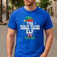 The Toddler Teacher Elf Christmas Matching Family Men's Casual T-Shirt Royal Blue The Toddler Teacher Elf Christmas Matching Family Men's Casual T-Shirt Royal Blue