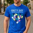 Together Against Bullying Unity Day Teachers Kids Toddler Men's Casual T-Shirt Royal Blue Together Against Bullying Unity Day Teachers Kids Toddler Men's Casual T-Shirt Royal Blue