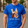 History Teacher Love Autumn Fall Gnome For Teachers For Men Women Men's Casual T-Shirt Royal Blue History Teacher Love Autumn Fall Gnome For Teachers For Men Women Men's Casual T-Shirt Royal Blue