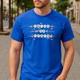 Trick Or Teach Spooky Teacher Happy Halloween Bracelet Men's Casual T-Shirt Royal Blue