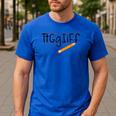 Tt Gg Ii Ff Tgif Teachers Students Tee Men's Casual T-Shirt Royal Blue