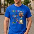 Turkey Thanksgiving Art Teacher Costume Tee For Artists Men's Casual T-Shirt Royal Blue