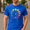 Unique For Artists By ADS Color Wheel Educational Art Teacher Dog Themed Artist Small Men's Casual T-Shirt Royal Blue Unique For Artists By ADS Color Wheel Educational Art Teacher Dog Themed Artist Small Men's Casual T-Shirt Royal Blue