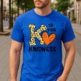 Unity Day K Is For Kindness Anti Bullying Orange Teacher Men Women Kids Men's Casual T-Shirt Royal Blue Unity Day K Is For Kindness Anti Bullying Orange Teacher Men Women Kids Men's Casual T-Shirt Royal Blue