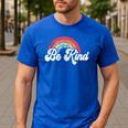 Unity Day Orange Teacher Kindness Antibulliyng Be Kind Men's Casual T-Shirt Royal Blue Unity Day Orange Teacher Kindness Antibulliyng Be Kind Men's Casual T-Shirt Royal Blue