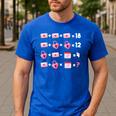 Valentines Day Order Of Operations Valentines Math Teacher Men's Casual T-Shirt Royal Blue Valentines Day Order Of Operations Valentines Math Teacher Men's Casual T-Shirt Royal Blue