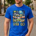 Van Go Vanlife Accessories Artist Art Teacher Men's Casual T-Shirt Royal Blue Van Go Vanlife Accessories Artist Art Teacher Men's Casual T-Shirt Royal Blue