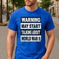 Vintage Historian Shirt History Teacher Co Retro WW2 History Teacher Men's Casual T-Shirt Royal Blue Vintage Historian Shirt History Teacher Co Retro WW2 History Teacher Men's Casual T-Shirt Royal Blue