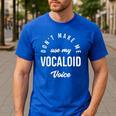Vocaloid Voice Vocal Music Teacher Singer Singing Men's Casual T-Shirt Royal Blue Vocaloid Voice Vocal Music Teacher Singer Singing Men's Casual T-Shirt Royal Blue