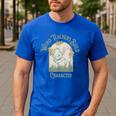 Weird Teachers Build Character- Teacher's Day Men's Casual T-Shirt Royal Blue