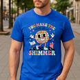 You Make The Whole Class Shimmer Teacher Era Back To School Men's Casual T-Shirt Royal Blue You Make The Whole Class Shimmer Teacher Era Back To School Men's Casual T-Shirt Royal Blue