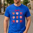 Women Second Grade Is My Jam Strawberry First Kids Teacher Men's Casual T-Shirt Royal Blue Women Second Grade Is My Jam Strawberry First Kids Teacher Men's Casual T-Shirt Royal Blue