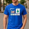I Am Working For Christmas Break Special Education Teacher Men's Casual T-Shirt Royal Blue I Am Working For Christmas Break Special Education Teacher Men's Casual T-Shirt Royal Blue