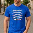 In A World Where You Can Be Anything Be Kind Girls Teachers Men's Casual T-Shirt Royal Blue