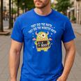 They Did The Math They Did The Monster Math Teacher Student Men's Casual T-Shirt Royal Blue They Did The Math They Did The Monster Math Teacher Student Men's Casual T-Shirt Royal Blue