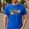 Y'All Gonna LEARN Today Back To School Teacher Appreciation Men's Casual T-Shirt Royal Blue Y'All Gonna LEARN Today Back To School Teacher Appreciation Men's Casual T-Shirt Royal Blue