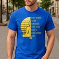 Yoga Meditation Buddha Yoga Teacher T-Shirt Men's Casual T-Shirt Royal Blue