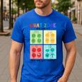 What Zone Are You In How Are You Feeling Teacher Men's Casual T-Shirt Royal Blue What Zone Are You In How Are You Feeling Teacher Men's Casual T-Shirt Royal Blue