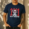 100 Days Smarter 101st Day School Dalmatian Dog Teacher Kids Men's Casual T-Shirt Navy 100 Days Smarter 101st Day School Dalmatian Dog Teacher Kids Men's Casual T-Shirt Navy