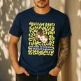 100th Day Of School Teacher Monkey Pun Banana For Men Women Girls Kids Men's Casual T-Shirt Navy
