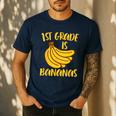 1st Grade Is Bananas Teacher Teaching Back To School Men's Casual T-Shirt Navy 1st Grade Is Bananas Teacher Teaching Back To School Men's Casual T-Shirt Navy