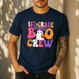 1st Grade Boo Crew Halloween First Grade Halloween Teacher Men's Casual T-Shirt Navy 1st Grade Boo Crew Halloween First Grade Halloween Teacher Men's Casual T-Shirt Navy