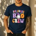 2nd Grade Boo Crew Spooky Second Grade Halloween Teacher Men's Casual T-Shirt Navy 2nd Grade Boo Crew Spooky Second Grade Halloween Teacher Men's Casual T-Shirt Navy