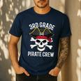 3rd Grade Pirate Crew Halloween Costume Student Teacher Men's Casual T-Shirt Navy 3rd Grade Pirate Crew Halloween Costume Student Teacher Men's Casual T-Shirt Navy