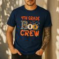 4th Grade Boo Crew Teacher Student Halloween Men's Casual T-Shirt Navy 4th Grade Boo Crew Teacher Student Halloween Men's Casual T-Shirt Navy