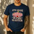 4th Grade Ringmaster Shirt 4th Grade Teacher Shirts Teacher Men Women Kids Men's Casual T-Shirt Navy