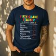 5th Grade Teacher Report Card Appreciation Men Women Men's Casual T-Shirt Navy 5th Grade Teacher Report Card Appreciation Men Women Men's Casual T-Shirt Navy