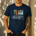 5TH Grade Team Teacher Like A Normal Team Fifth Grade Men's Casual T-Shirt Navy 5TH Grade Team Teacher Like A Normal Team Fifth Grade Men's Casual T-Shirt Navy