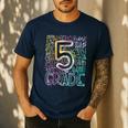 5th Grade Typography Team Fifth Grade Teacher Back To School Men's Casual T-Shirt Navy 5th Grade Typography Team Fifth Grade Teacher Back To School Men's Casual T-Shirt Navy
