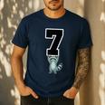 6 7 Matching Teachers Halloween Costume Raccoon Men's Casual T-Shirt Navy