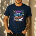 6 Out Of 7 Teachers Think 67 Of Students Overuse 67 Meme Men's Casual T-Shirt Navy 6 Out Of 7 Teachers Think 67 Of Students Overuse 67 Meme Men's Casual T-Shirt Navy