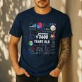 60 Year Old Math Teacher Square Root Of 3600 60th Birthday Men's Casual T-Shirt Navy 60 Year Old Math Teacher Square Root Of 3600 60th Birthday Men's Casual T-Shirt Navy