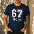 67 Ho Holmium Science Teacher Elements Table Six Seven Meme Men's Casual T-Shirt Navy 67 Ho Holmium Science Teacher Elements Table Six Seven Meme Men's Casual T-Shirt Navy